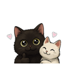 とある黒猫の日常（個別スタンプ：37）