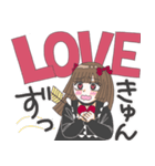 地雷ちゃんのでか文字LINEスタンプ（個別スタンプ：1）