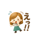 毎日使える大人かわいい主婦3D（個別スタンプ：36）