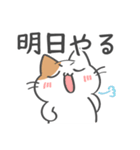 毎日使いやすい☆ゆる猫の日常（個別スタンプ：19）