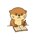 オッターくん無気力 (漢字)（個別スタンプ：39）