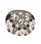 毎日使えるお誘いパンダ♡文字くっきり（個別スタンプ：37）