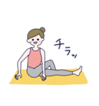 ヨガでナマステ2（個別スタンプ：28）