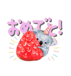 デカ文字 アニマル＆フードまにあ（個別スタンプ：16）