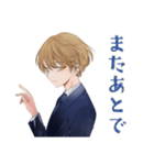 王子系女子高生のファンサ♡（個別スタンプ：8）