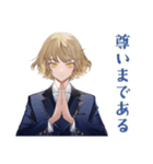 王子系女子高生のファンサ♡（個別スタンプ：38）