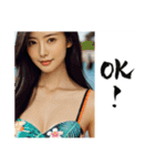 セクシー水着姉さん（個別スタンプ：34）