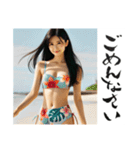 セクシー水着姉さん（個別スタンプ：37）