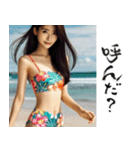 セクシー水着姉さん（個別スタンプ：40）