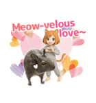 デグー大好き！ニートにゃ猫耳妖精 英語版（個別スタンプ：11）