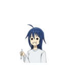 表情豊かな女の子スタンプ【セリフ無し】（個別スタンプ：18）