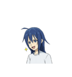 表情豊かな女の子スタンプ【セリフ無し】（個別スタンプ：21）