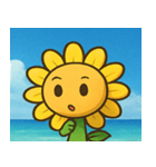 海のヒマワリ@SFW（個別スタンプ：4）
