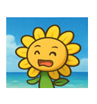 海のヒマワリ@SFW（個別スタンプ：9）