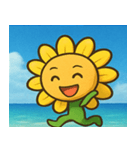海のヒマワリ@SFW（個別スタンプ：10）