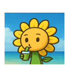 海のヒマワリ@SFW（個別スタンプ：14）