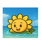 海のヒマワリ@SFW（個別スタンプ：16）