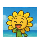 海のヒマワリ@SFW（個別スタンプ：22）
