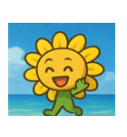 海のヒマワリ@SFW（個別スタンプ：25）