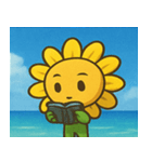 海のヒマワリ@SFW（個別スタンプ：30）