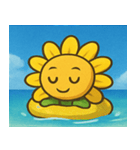 海のヒマワリ@SFW（個別スタンプ：32）