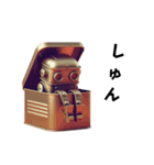 レトロなブリキロボット1（個別スタンプ：12）