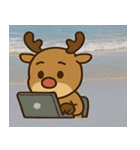 海のトナカイ@SFW（個別スタンプ：32）