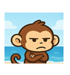 海のサル@SFW（個別スタンプ：1）