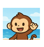 海のサル@SFW（個別スタンプ：4）