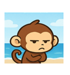 海のサル@SFW（個別スタンプ：9）