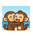 海のサル@SFW（個別スタンプ：14）