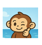 海のサル@SFW（個別スタンプ：18）