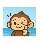 海のサル@SFW（個別スタンプ：19）