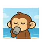 海のサル@SFW（個別スタンプ：21）