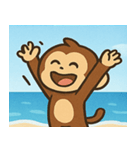 海のサル@SFW（個別スタンプ：25）