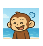 海のサル@SFW（個別スタンプ：32）