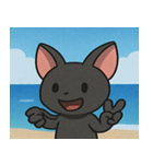 海のコウモリ@SFW（個別スタンプ：1）