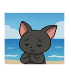 海のコウモリ@SFW（個別スタンプ：3）