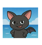 海のコウモリ@SFW（個別スタンプ：10）