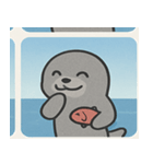 海のアシカ@SFW（個別スタンプ：6）