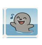 海のアシカ@SFW（個別スタンプ：10）