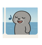 海のアシカ@SFW（個別スタンプ：14）