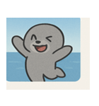 海のアシカ@SFW（個別スタンプ：16）
