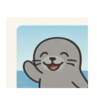 海のアシカ@SFW（個別スタンプ：17）