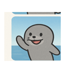 海のアシカ@SFW（個別スタンプ：21）