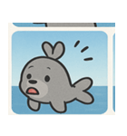 海のアシカ@SFW（個別スタンプ：23）