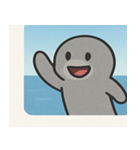 海のアシカ@SFW（個別スタンプ：29）