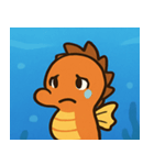 海のタツノオトシゴ@SFW（個別スタンプ：3）