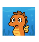 海のタツノオトシゴ@SFW（個別スタンプ：4）