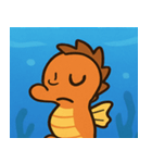 海のタツノオトシゴ@SFW（個別スタンプ：7）